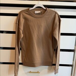 No Boundaries Men's Crewneck Sweatshirt - Brown